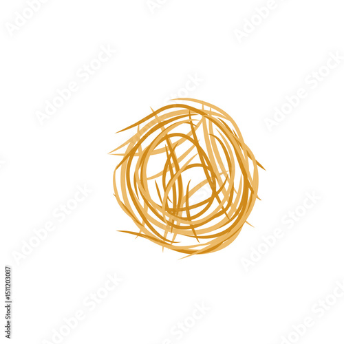 tumbleweed grass vector illustration