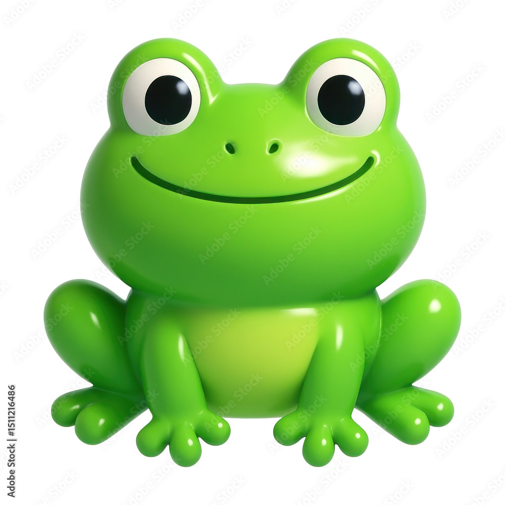 PNG Cute cartoon frog illustration. PNG Cute cartoon frog illustration.