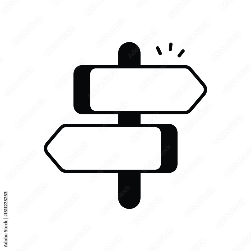 Pathway Vector icon Pathway Vector icon