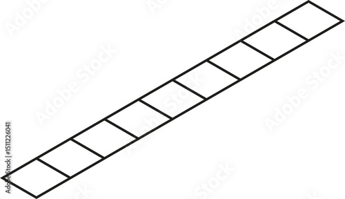 abstract cubic perspective line element