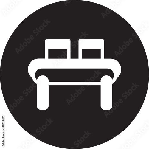 conveyor belt glyph icon