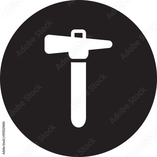 pickaxe glyph icon