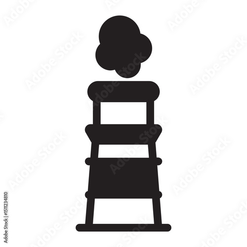 chimney glyph icon