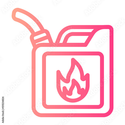 gas can gradient icon