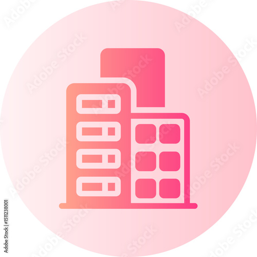 building gradient icon