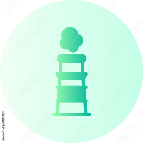 chimney gradient icon