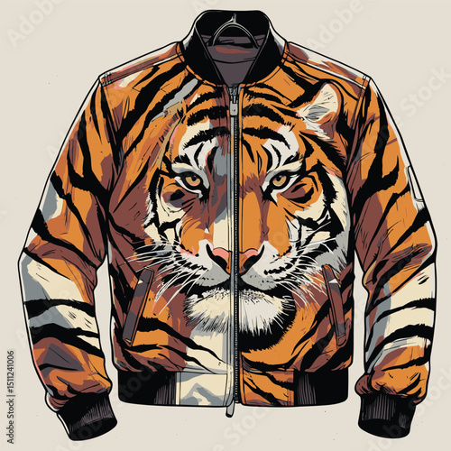 men's jacket vector art for graphic design needs
