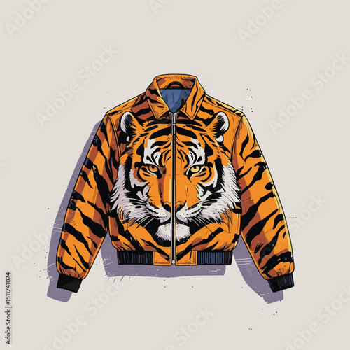 men's jacket vector art for graphic design needs