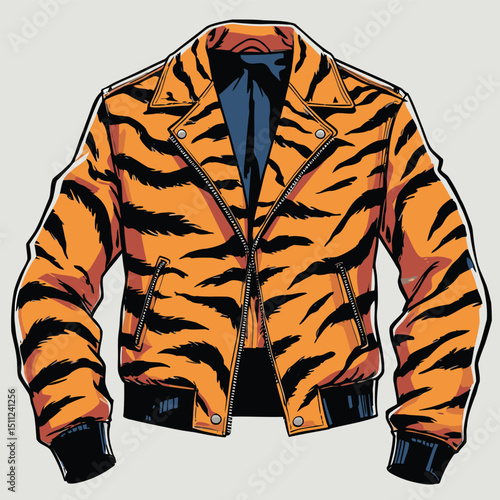 men's jacket vector art for graphic design needs