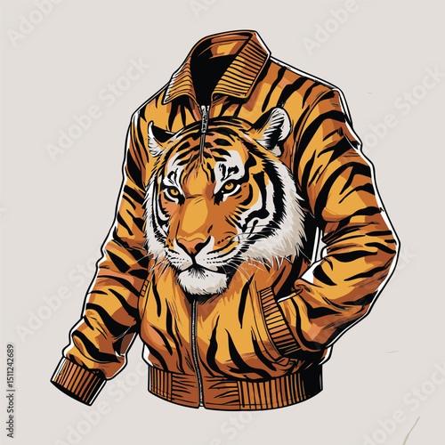 men's jacket vector art for graphic design needs