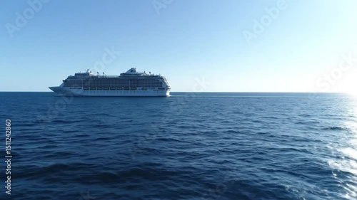 cruise ship in the ocean