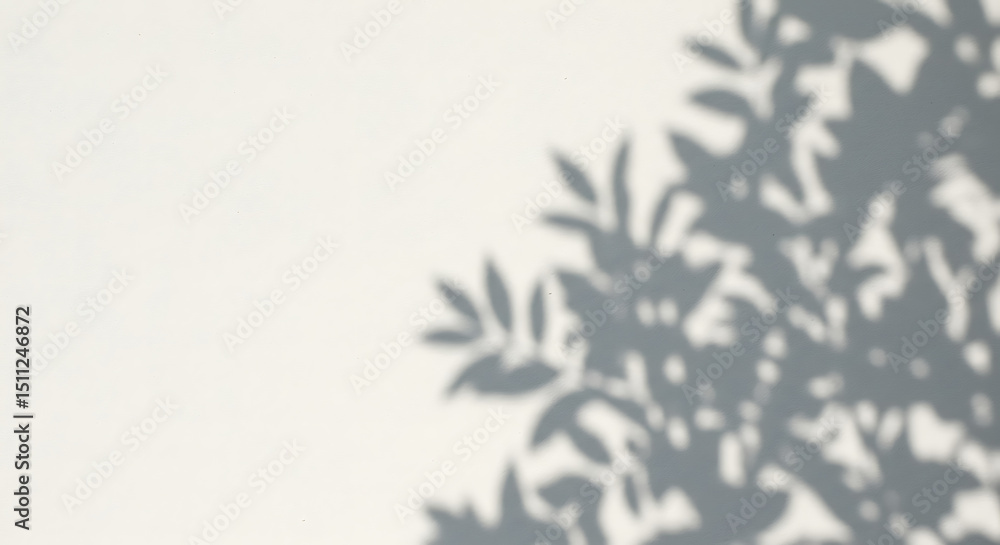 Shadowy foliage silhouettes on a light background. Shadowy foliage silhouettes on a light background.