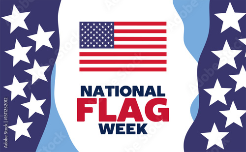 Happy National Flag Week with the American Flag Flying