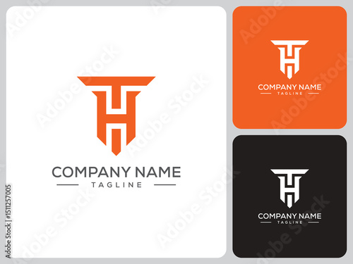 HT letter logo vector