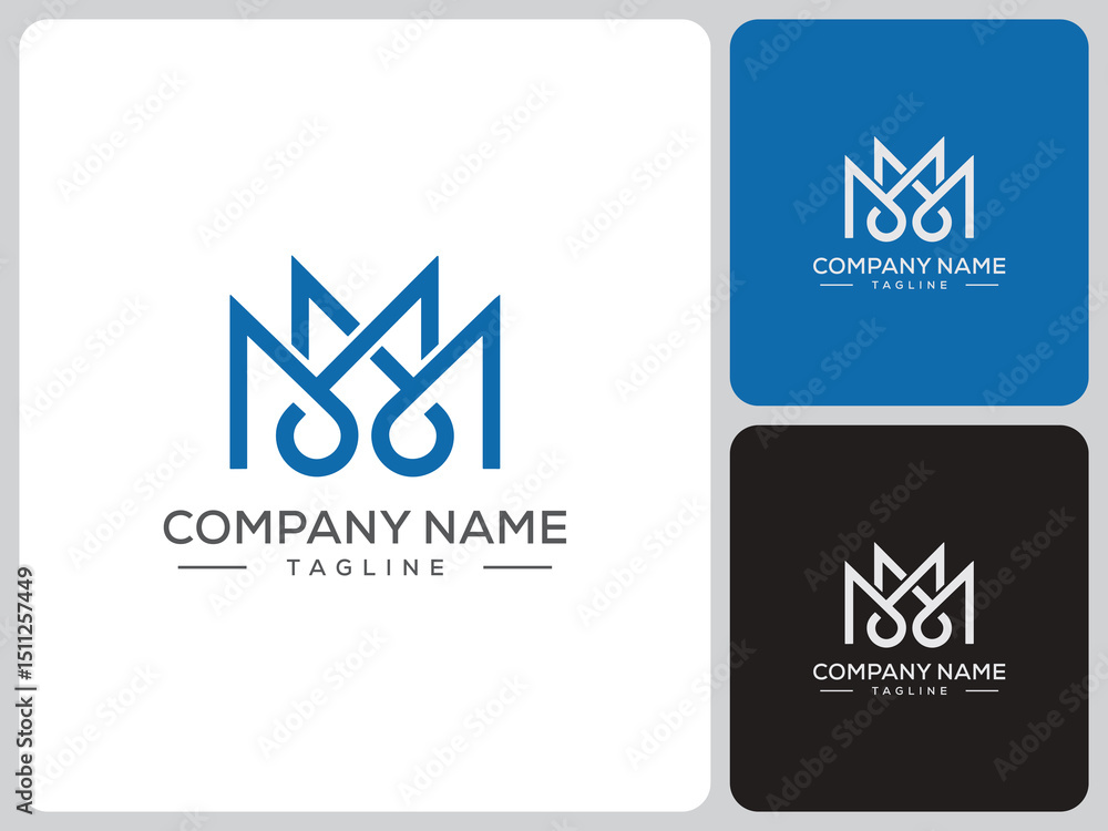 vector logo M vector logo M