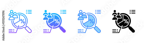 Demographic Multi Style Icon Set
