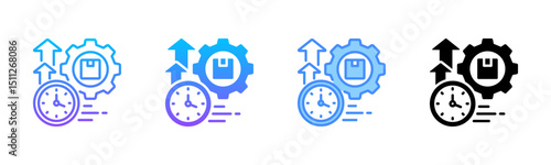 Productivity Multi Style Icon Set