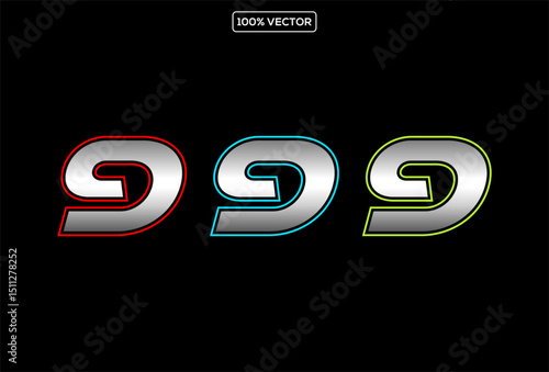 Sport Racing Number, Set of Start Racing number, sport race number 9