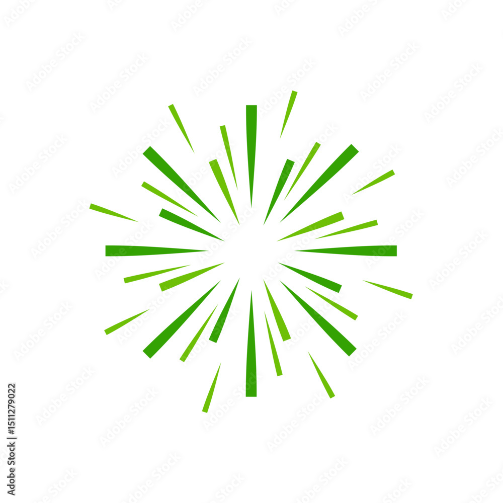 Obraz premium World environment day fireworks 