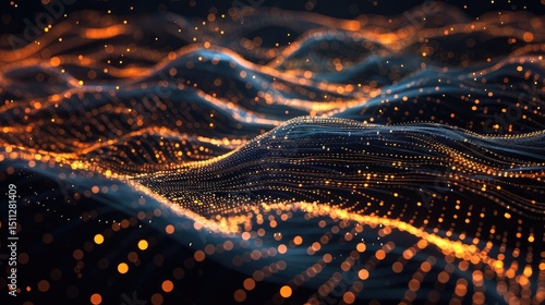 Glowing Digital Waveform Network