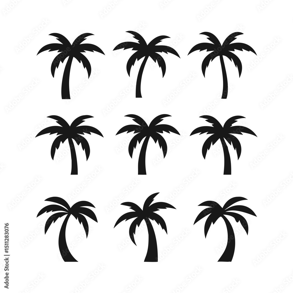 Obraz premium seamless pattern with palm trees