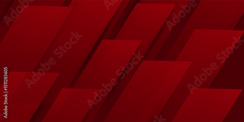 Modern abstract dark red gradient illustration background with 3d look and simple pattern. cool design and luxury. vector illustration