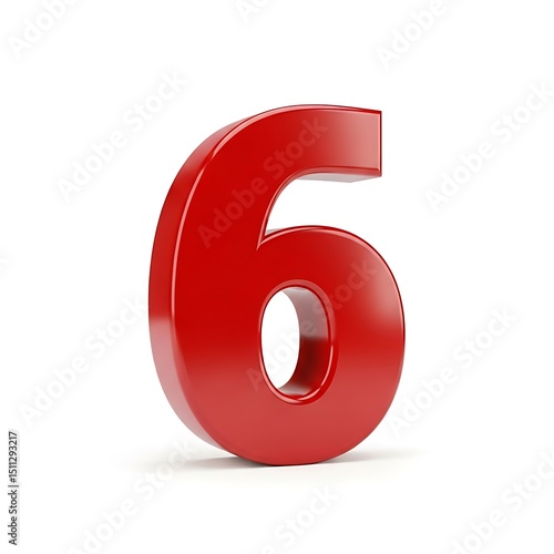 Red Number Six