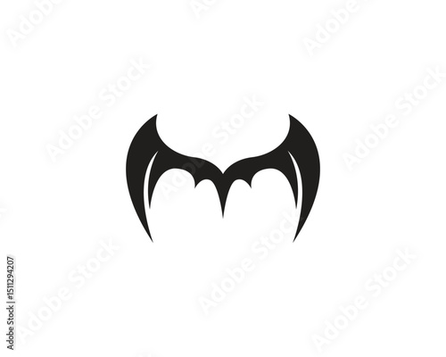 Wing bat logo and symbols template icons