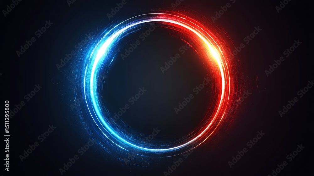 Fototapeta premium Abstract glowing circle (8)