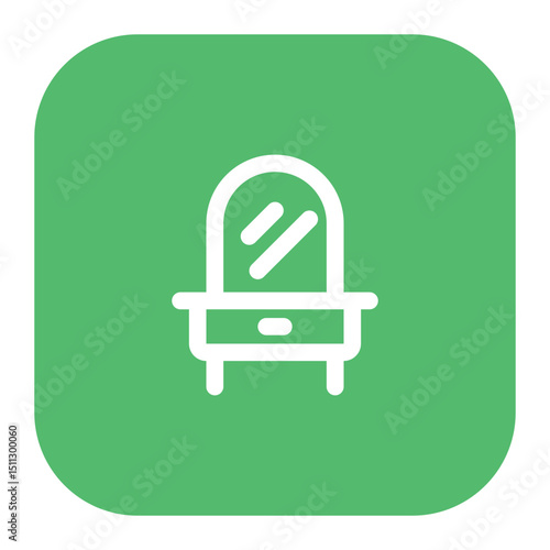 dresser icon for illustration