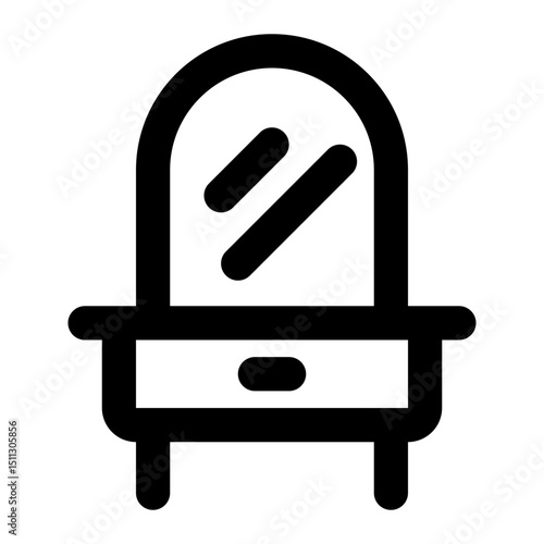 dresser icon for illustration