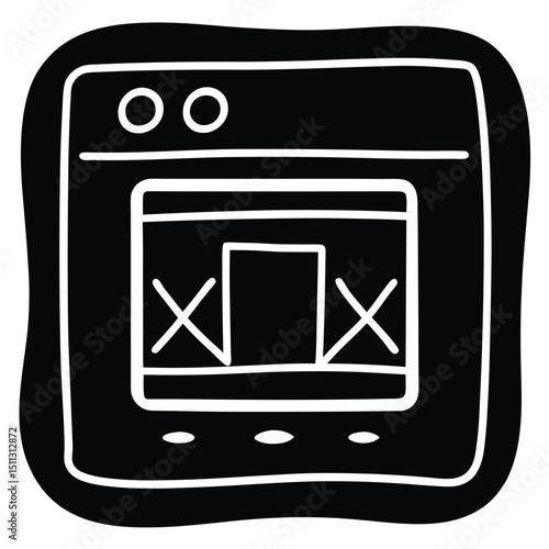 UX/UI Designer element isolated device preview frame on white background