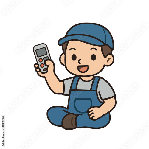 Cartoon Technician illustration