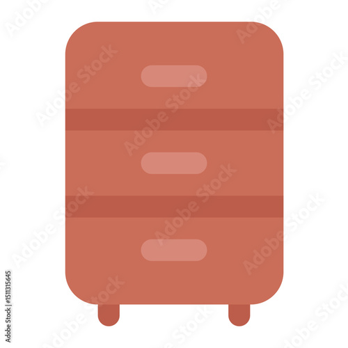 chest of drawers icon for illustration