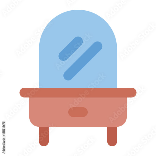 dresser icon for illustration
