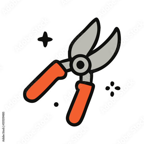 2d icon with gardening theme. Perfect for your projects, digital marketing, website design and more
