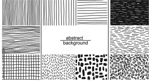 Wallpaper Mural Artistic linear compositions contrasting textures Torontodigital.ca