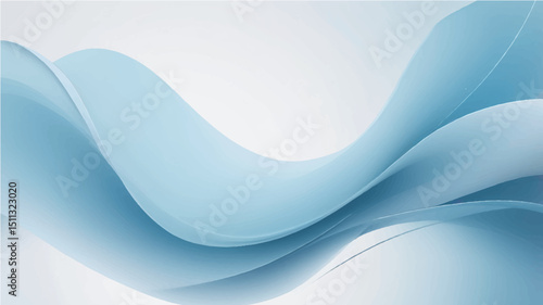 Abstract background with soft blue gradient and flowing line.