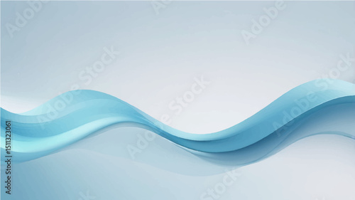 Abstract background with soft blue gradient and flowing line.