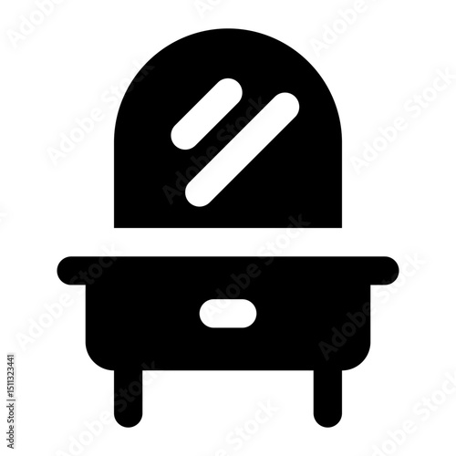 dresser icon for illustration