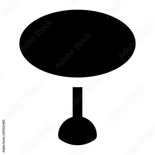 round table icon for illustration