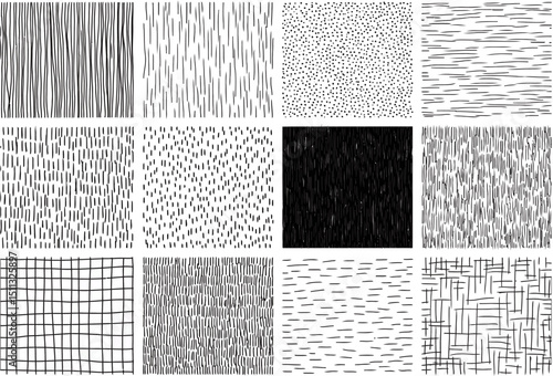 Wallpaper Mural Handdrawn textures create an abstract collage Torontodigital.ca