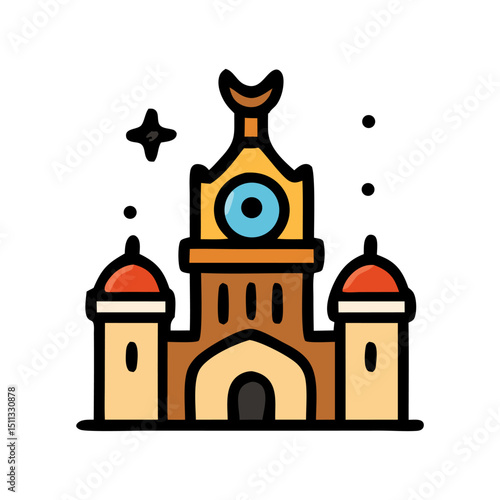 2d icon with hajj theme. Perfect for your projects, digital marketing, website design