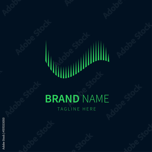 aurora logo simple flat design