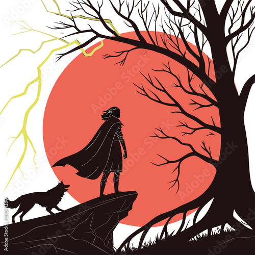 Shadow Warrior and the Wolf – A Journey Through the Crimson Horizon. 
