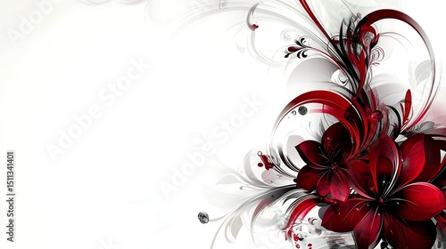 Abstract floral design (230)