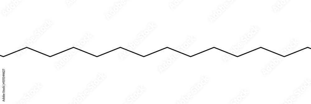 Naklejka premium Black on white Horizontal zig zag line wave element. undulating zigzag, crisscross stripes . Vector Illustration . EPS 20 .