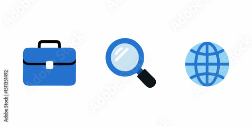 Icon set, flat vector icons, ui ux design resources, minimal graphic elements, web design templates, digital pictograms, editable iconography for creative website and app development projects