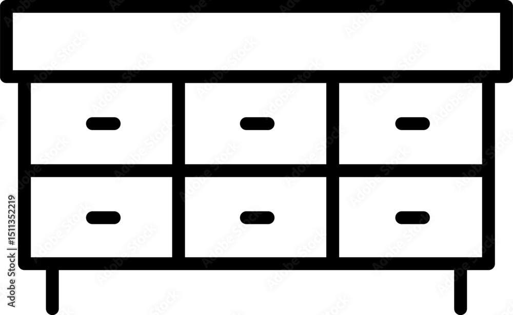 coffee table illustration on a white background coffee table illustration on a white background
