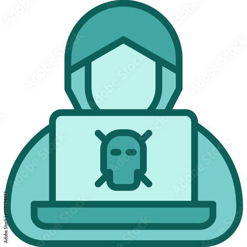 Hacker solid icon